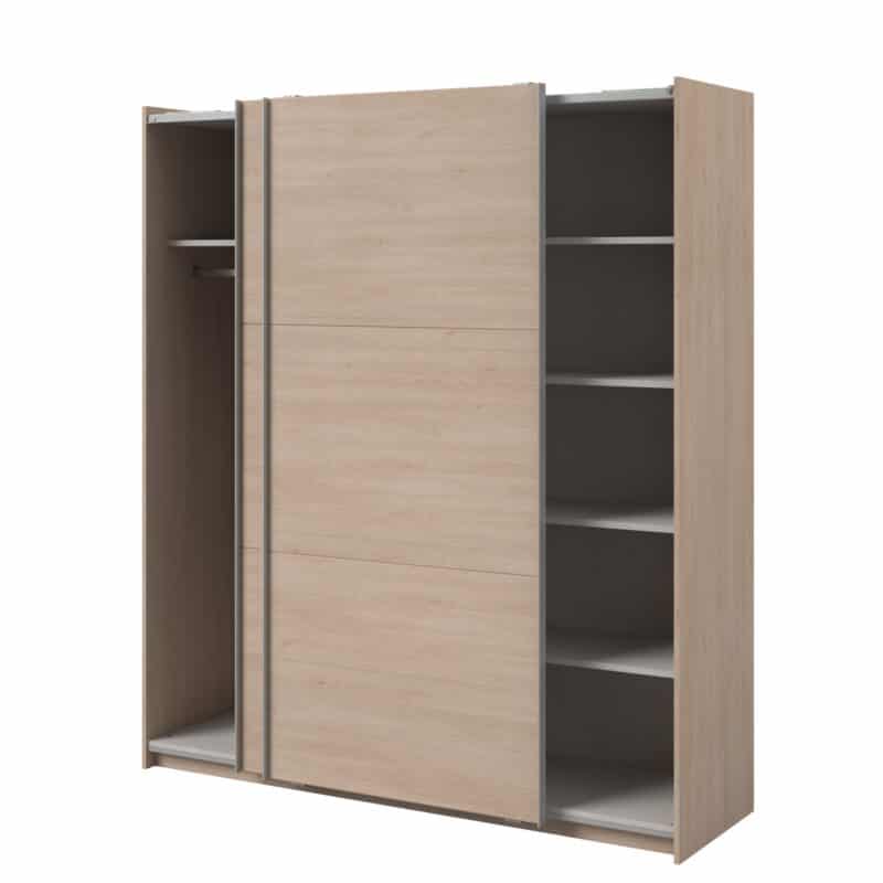 Parisot Swing 180cm Oak Wardrobe The Home and Office Stores