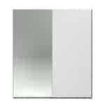 Parisot Swing 180cm White Mirrored Wardrobe The Home and Office Stores