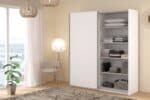 Parisot Swing 180cm White Wardrobe The Home and Office Stores