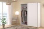 Parisot Swing 180cm White Wardrobe The Home and Office Stores