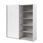 Parisot Swing 180cm White Wardrobe The Home and Office Stores