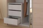 Parisot Swing internal wardrobe 3 drawer chest