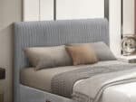 Flintshire Furniture Drury Grey Fabric Bed The Home and Office Stores