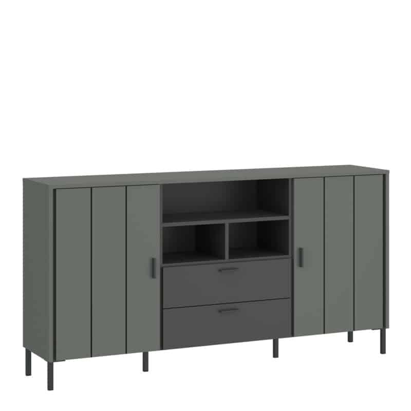 Furniture To Go Arundel green 2 door 2 drawer sideboard