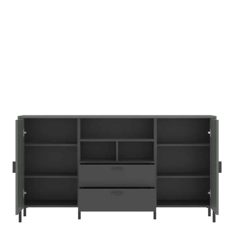 Furniture To Go Arundel Green 2 Door 2 Drawer Sideboard The Home and Office Stores