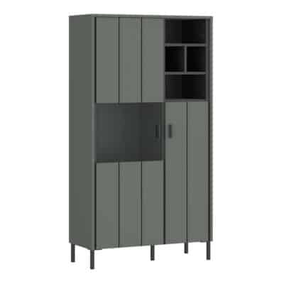 Furniture To Go Arundel green 2 door display cabinet