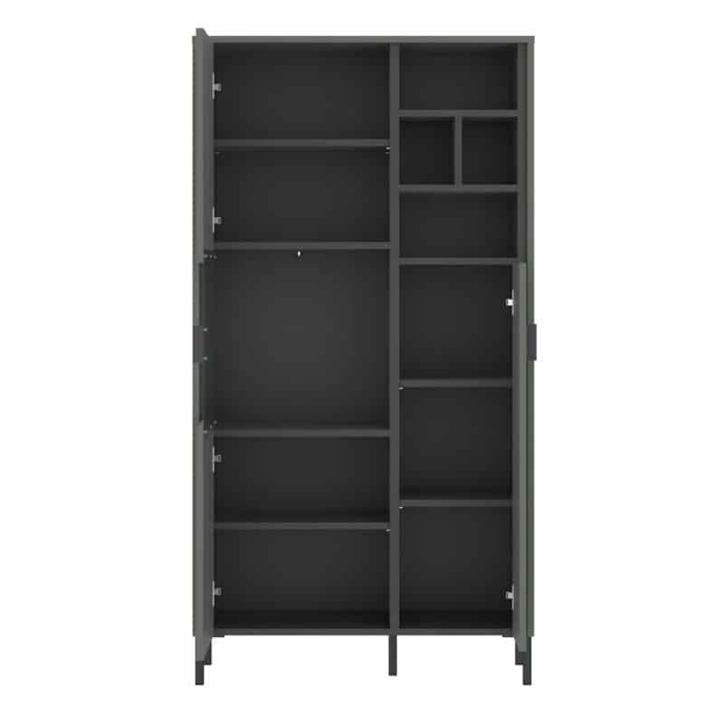 Furniture To Go Arundel Green 2 Door Display Cabinet The Home and Office Stores