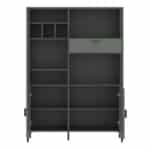 Furniture To Go Arundel Green 2 Door Bookcase The Home and Office Stores