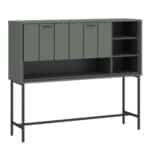 Furniture To Go Arundel green raised storage bar cabinet
