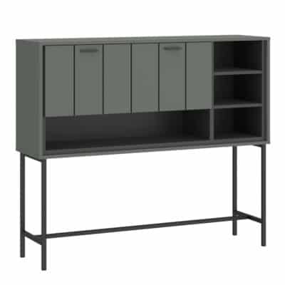 Furniture To Go Arundel green raised storage bar cabinet