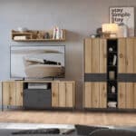 Furniture To Go Arundel Oak 158cm Wide TV Cabinet The Home and Office Stores