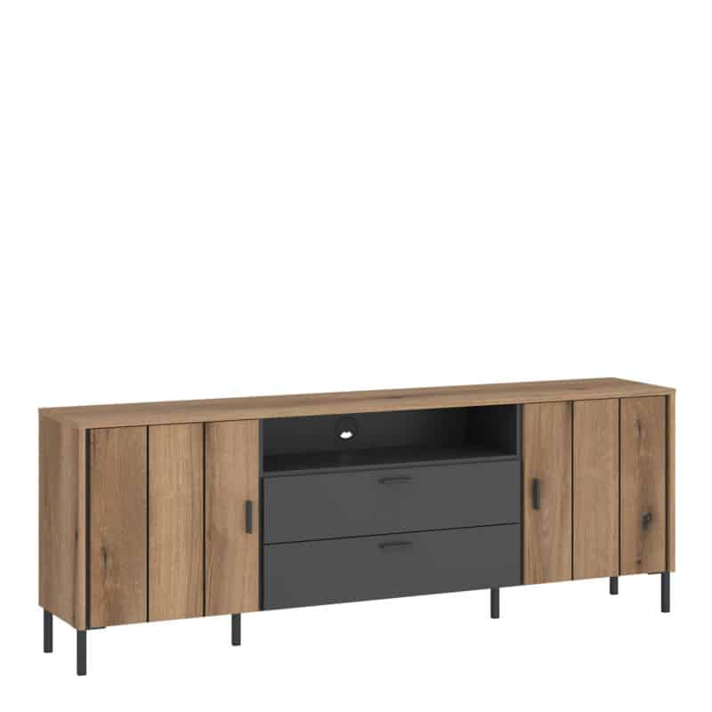 Furniture To Go Arundel oak 173cm wide tv cabinet