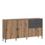 Furniture To Go Arundel oak 2 door 1 Flap sideboard