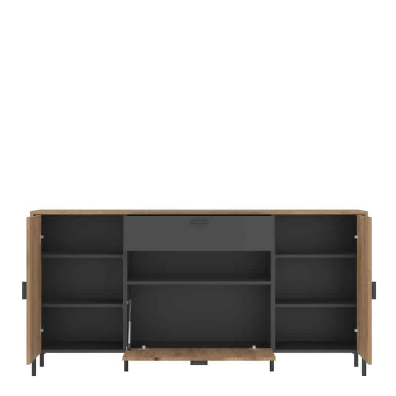 Furniture To Go Arundel Oak 2 Door Sideboard The Home and Office Stores