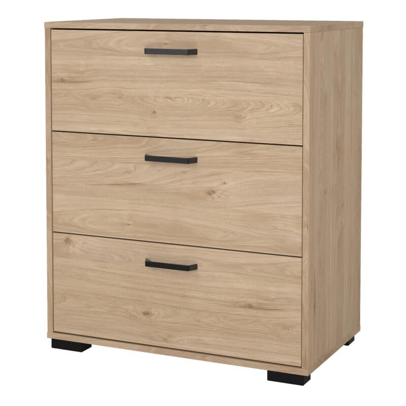Furniture To Go Sofia Jackson Hickory 3 Drawer Chest The Home and Office Stores