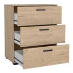 Furniture To Go Sofia Jackson Hickory 3 Drawer Chest The Home and Office Stores