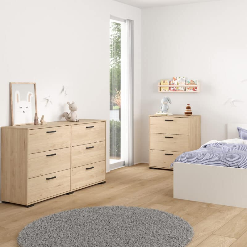 Furniture To Go Sofia Jackson Hickory 3 Drawer Chest The Home and Office Stores