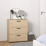 Furniture To Go Sofia Jackson Hickory 3 Drawer Chest The Home and Office Stores