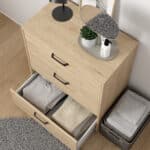 Furniture To Go Sofia Jackson Hickory 3 Drawer Chest The Home and Office Stores