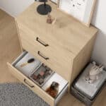 Furniture To Go Sofia Jackson Hickory 3 Drawer Chest The Home and Office Stores