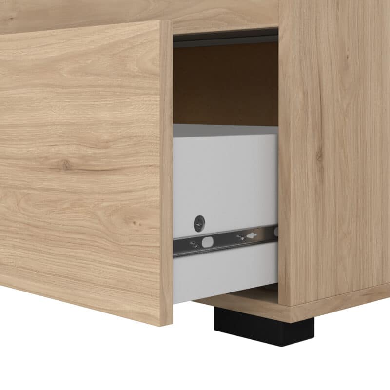 Furniture To Go Sofia Jackson Hickory 3 Drawer Chest The Home and Office Stores