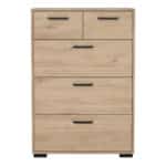 Furniture To Go Sofia Jackson Hickory 5 Drawer Chest The Home and Office Stores