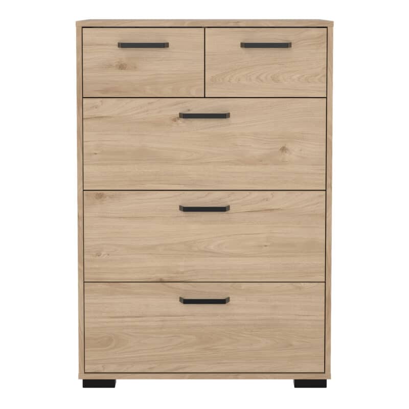 Furniture To Go Sofia Jackson Hickory 5 Drawer Chest The Home and Office Stores