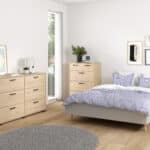 Furniture To Go Sofia Jackson Hickory 5 Drawer Chest The Home and Office Stores