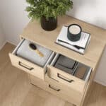 Furniture To Go Sofia Jackson Hickory 5 Drawer Chest The Home and Office Stores