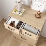 Furniture To Go Sofia Jackson Hickory 5 Drawer Chest The Home and Office Stores