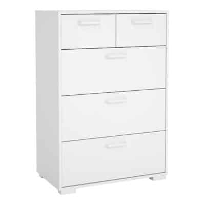 Furniture To Go Sofia white 5 drawer chest