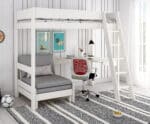 Kids Avenue Estella white high sleeper bed 4