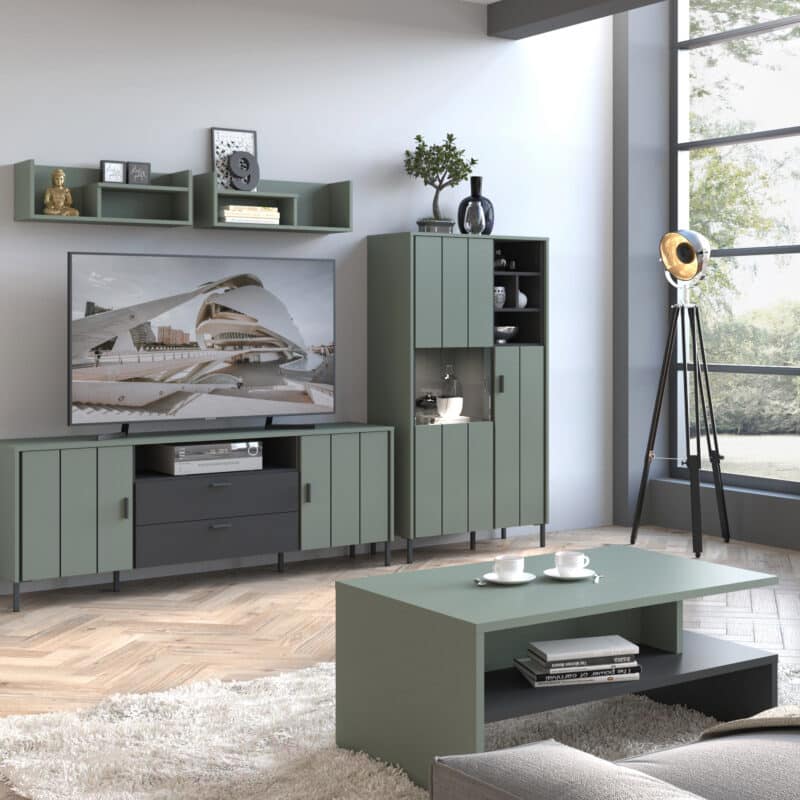 Furniture To Go Arundel Green Shelf The Home and Office Stores