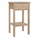 Furniture To Go Madrid 1 Drawer Bedside Table Oak