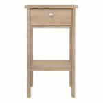 Furniture To Go Madrid 1 Drawer Bedside Table Oak The Home and Office Stores