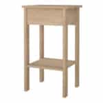 Furniture To Go Madrid 1 Drawer Bedside Table Oak The Home and Office Stores