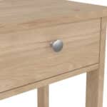 Furniture To Go Madrid 1 Drawer Bedside Table Oak The Home and Office Stores