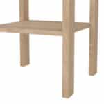 Furniture To Go Madrid 1 Drawer Bedside Table Oak The Home and Office Stores