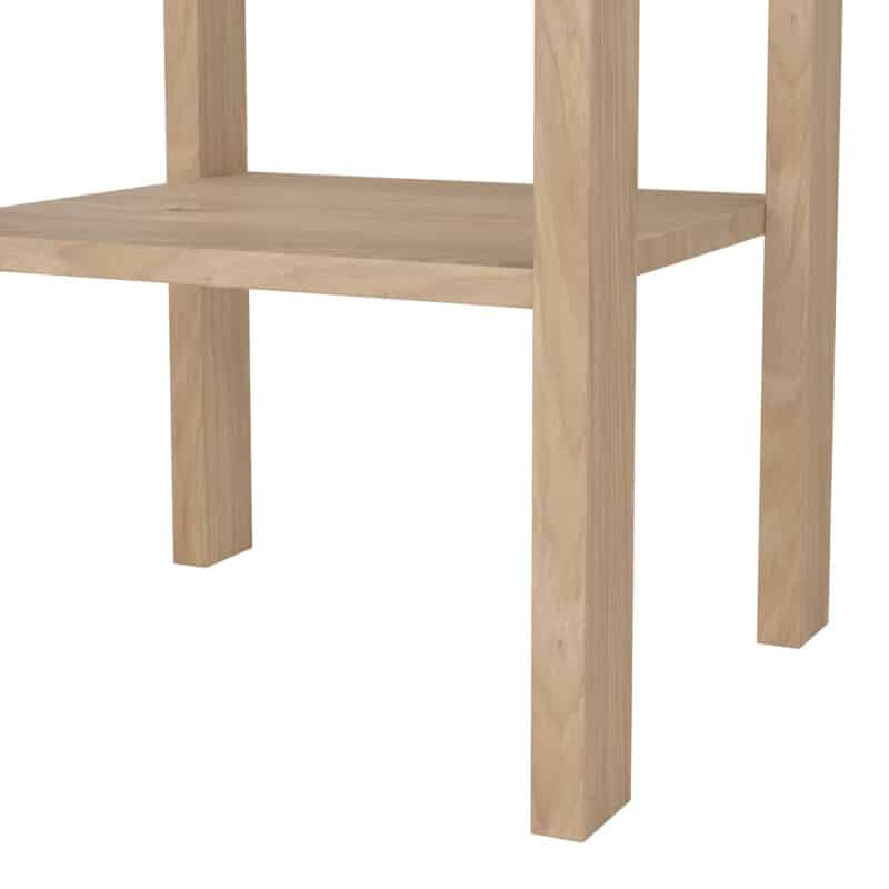 Furniture To Go Madrid 1 Drawer Bedside Table Oak The Home and Office Stores