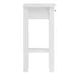 Furniture To Go Madrid 1 Drawer Bedside Table White The Home and Office Stores