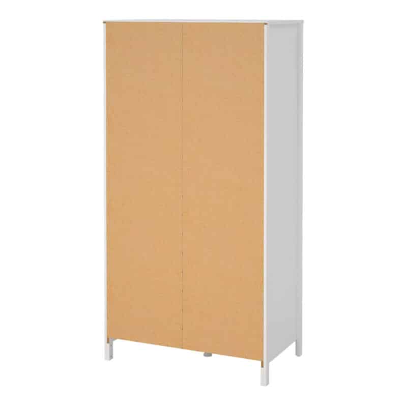 Furniture To Go Madrid 2 Door 2 Drawer Mirrored Wardrobe White The Home and Office Stores