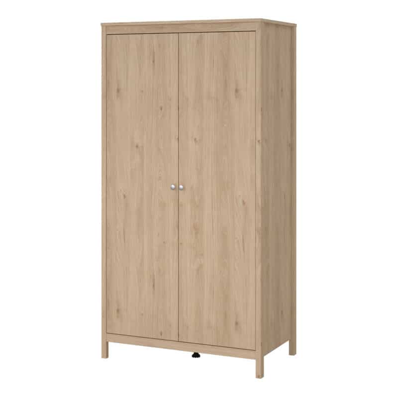 Furniture To Go Madrid 2 Door Wardrobe Oak The Home and Office Stores