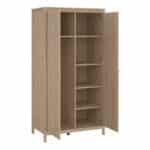 Furniture To Go Madrid 2 Door Wardrobe Oak The Home and Office Stores