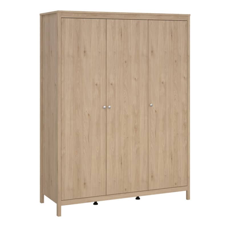 Furniture To Go Madrid 3 Door Wardrobe Oak