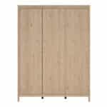 Furniture To Go Madrid 3 Door Wardrobe Oak The Home and Office Stores