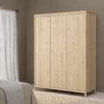 Furniture To Go Madrid 3 Door Wardrobe Oak The Home and Office Stores