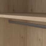 Furniture To Go Madrid 3 Door Wardrobe Oak The Home and Office Stores