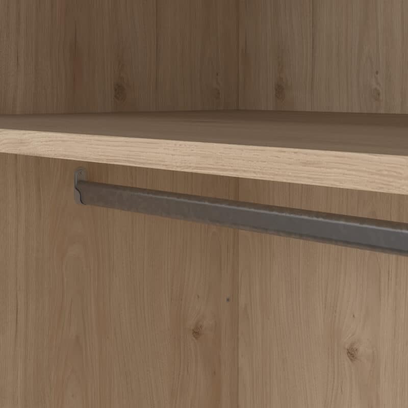 Furniture To Go Madrid 3 Door Wardrobe Oak The Home and Office Stores