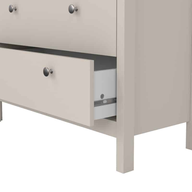 Furniture To Go Madrid 5 Drawer Chest Cashmere The Home and Office Stores