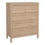 Furniture To Go Madrid 5 drawer chest oak